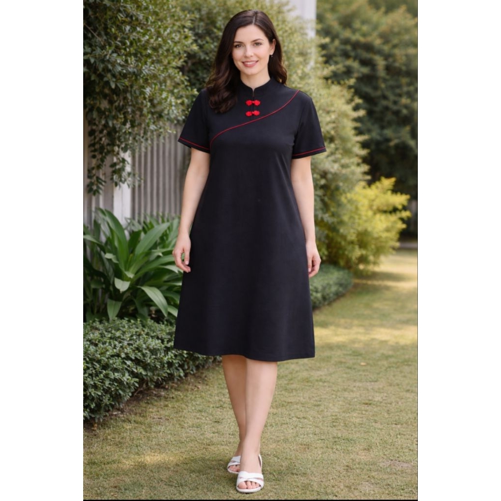 Dress jumbo big size cheong sam chinese style modis