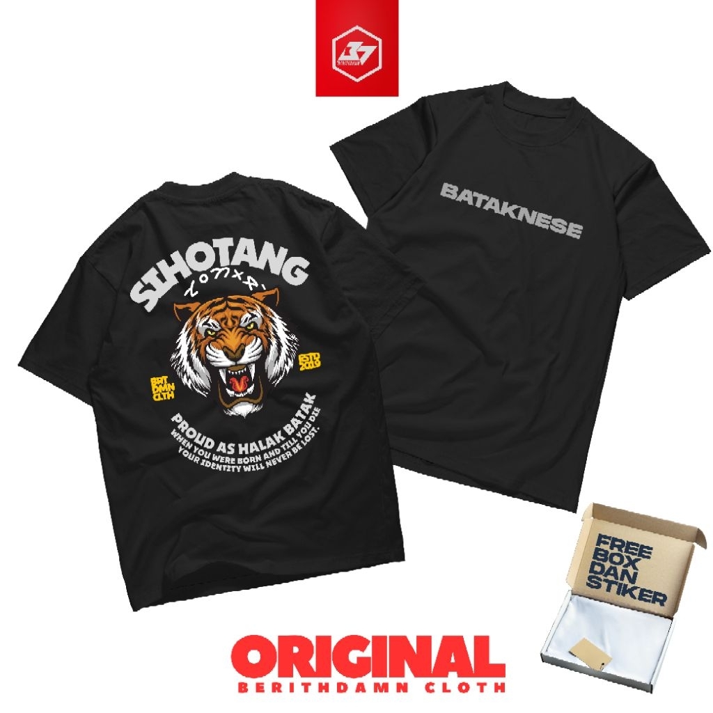 Kaos Batak Marga SIHOTANG Tshirt Premium Cotton 24s Berithdamn Cloth