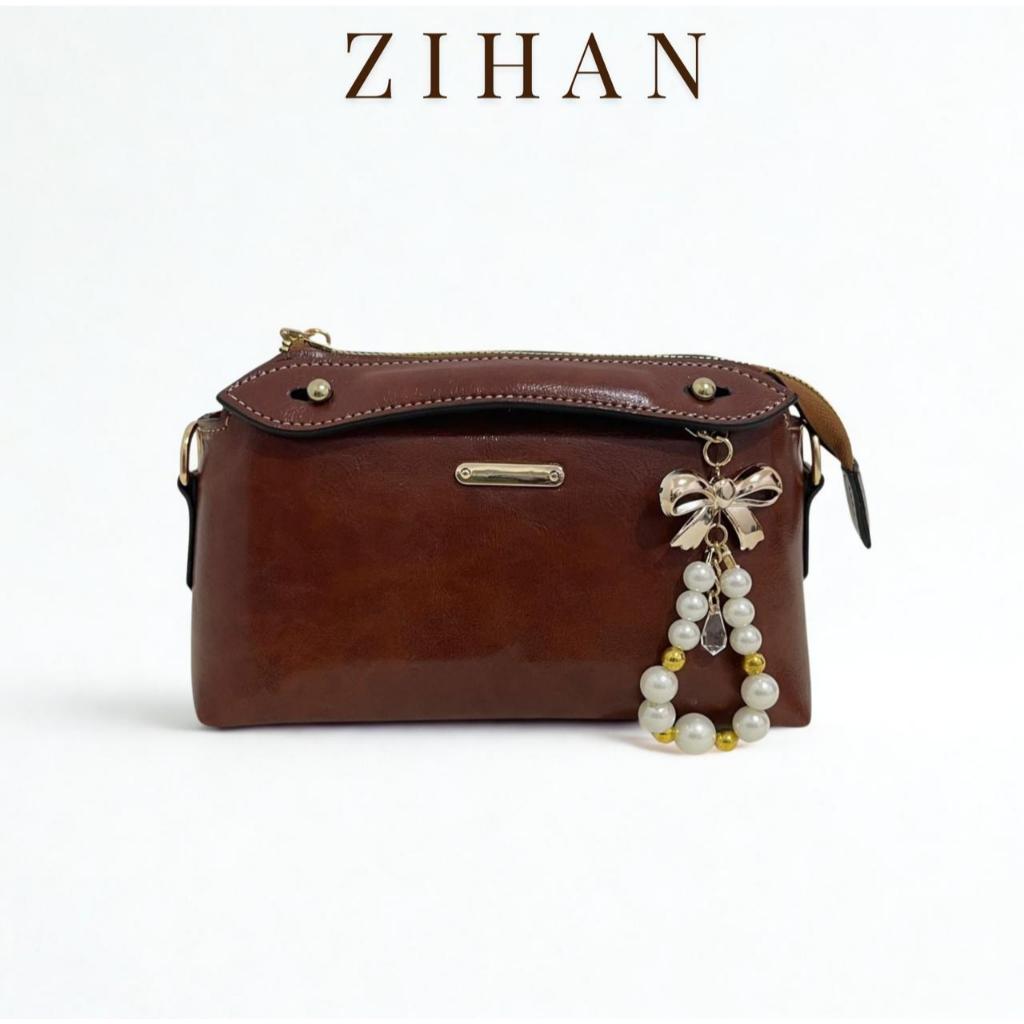 ZIHAN Tas Wanita Tas Selempang Wanita Shoulder bag Fashion Leather Handbag Tas Wanita Casual