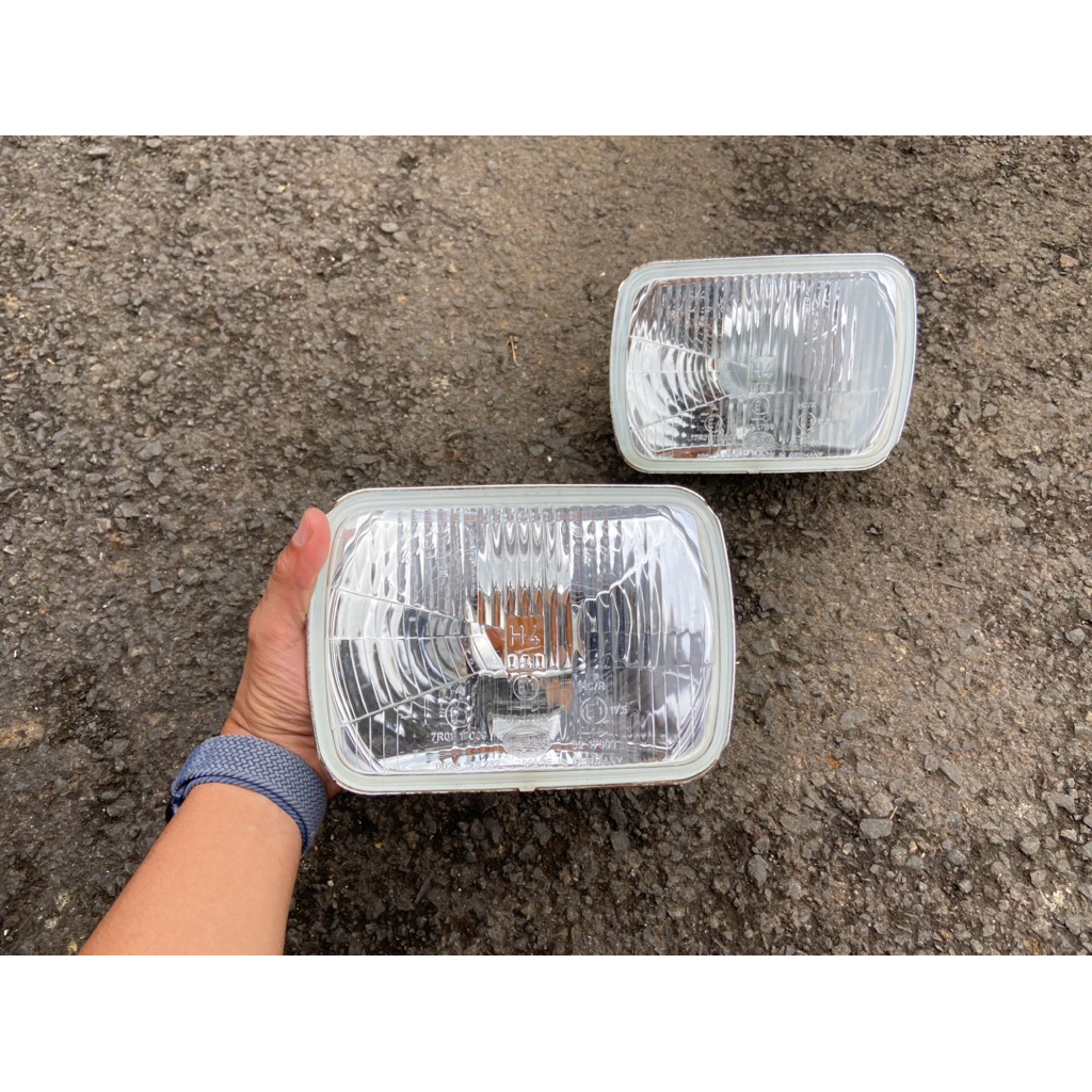 HELLA Headlamp kotak 7in Lampu Mobil