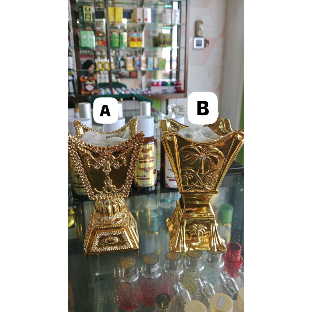 MABKHARAH MINI GOLD / TEMPAT DUPA MOTIF/TEMPAT BAKAR DUPA