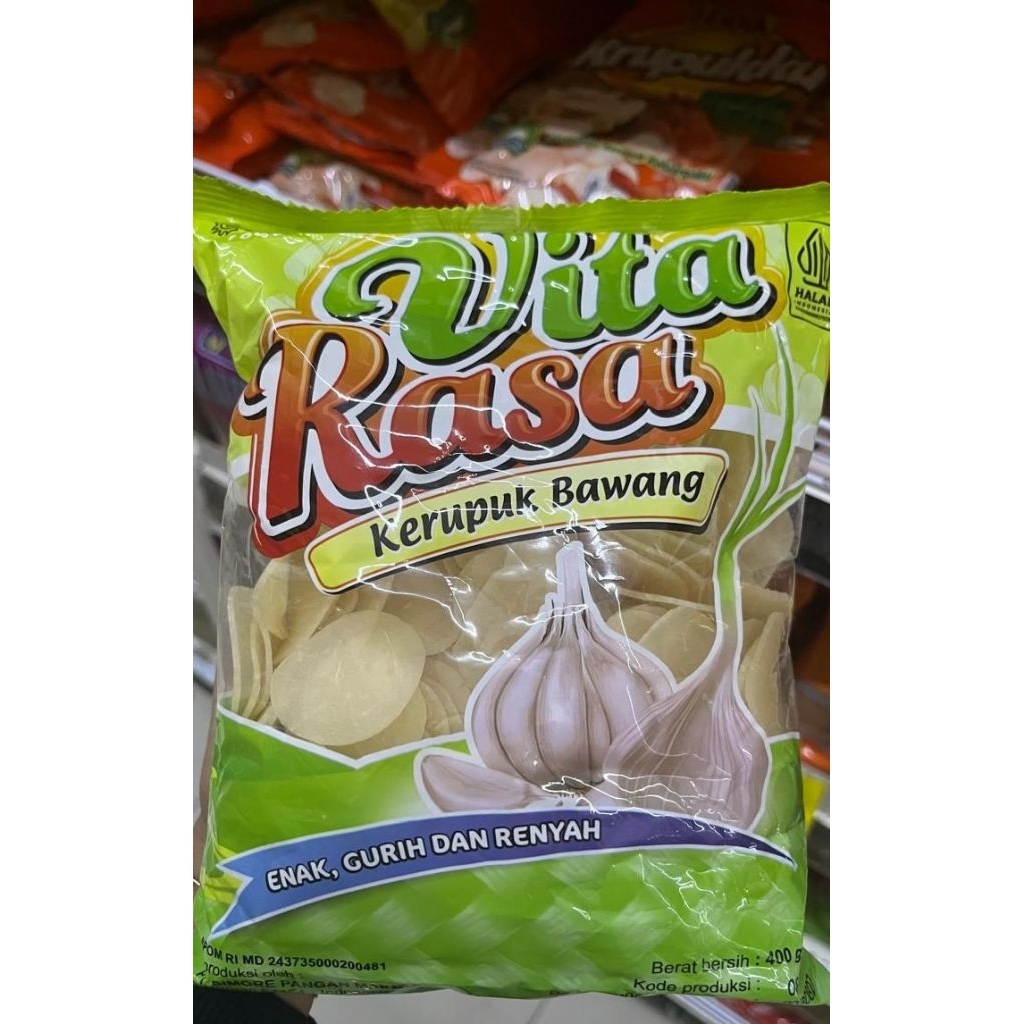 VITARASA KERUPUK BAWANG 400 GR