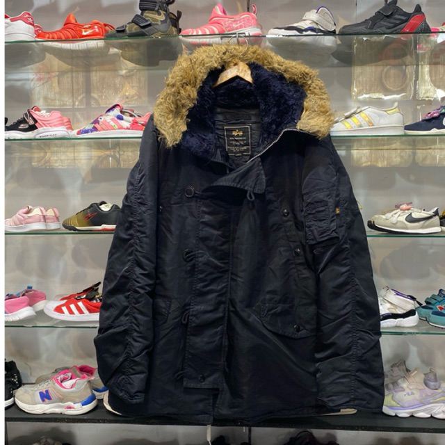 PARKA ALPHA INDUSTRIES JACKET BLACK
