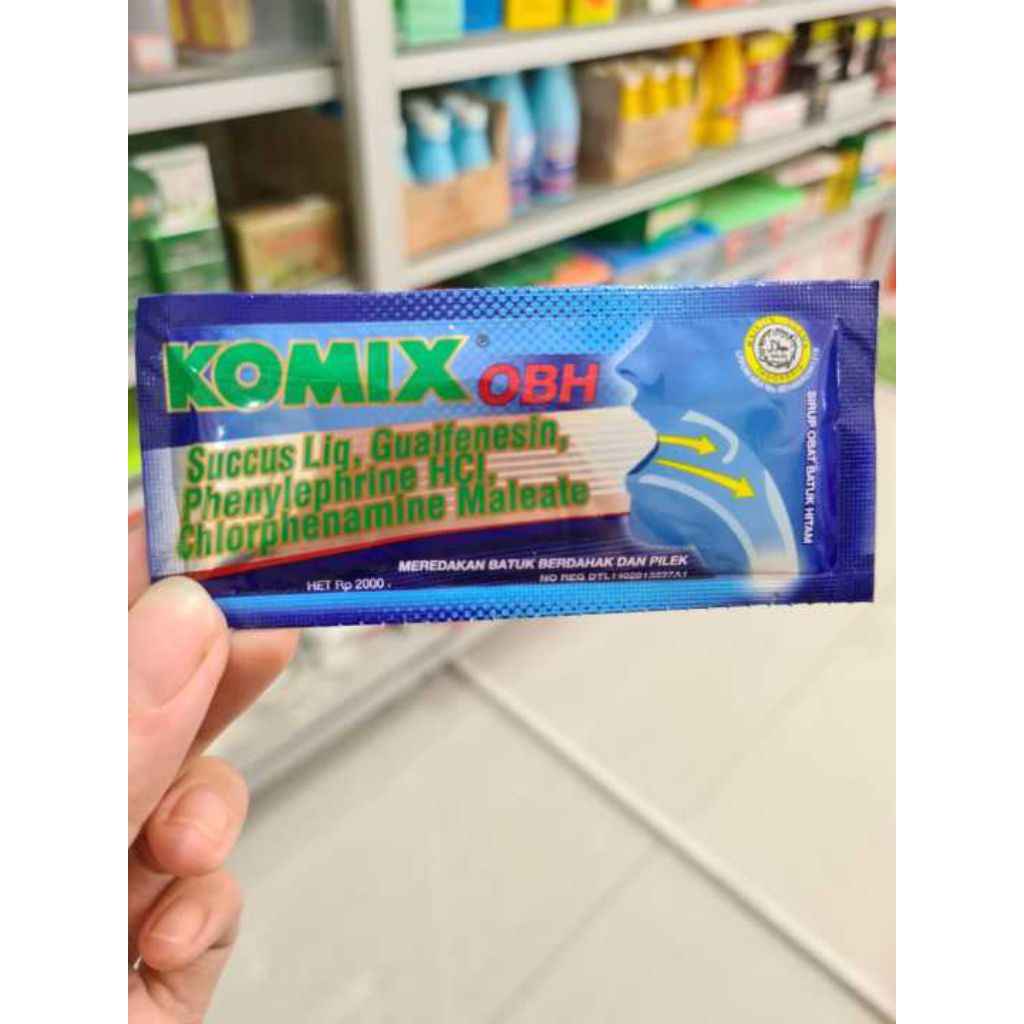 Komix OBH obat batuk 1 box isi 30 sacshet 7ml