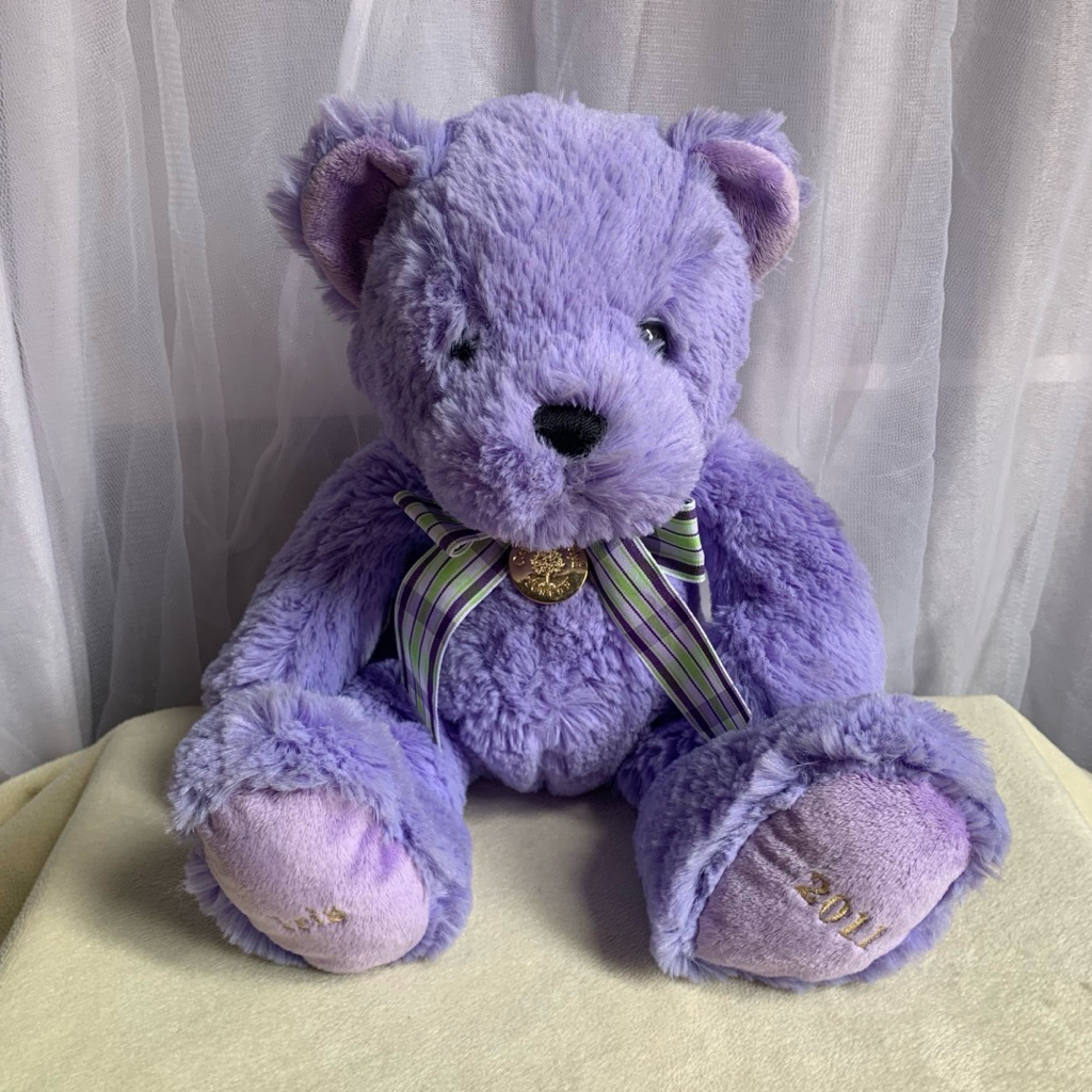 Boneka Teddy Bear Crabtree & Evelyn Purple
