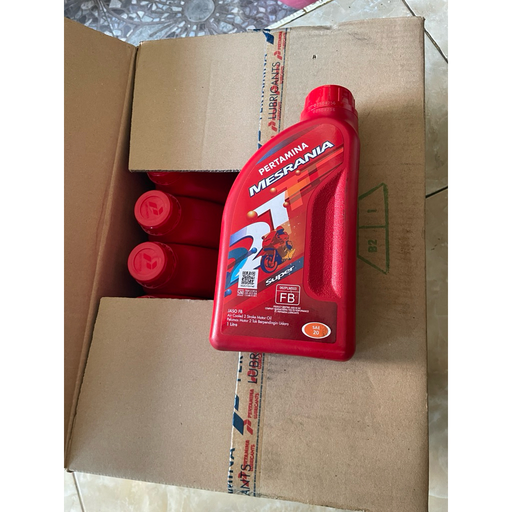 Oli samping Mesran 2T Pertamina Mesrania Super 1 Liter