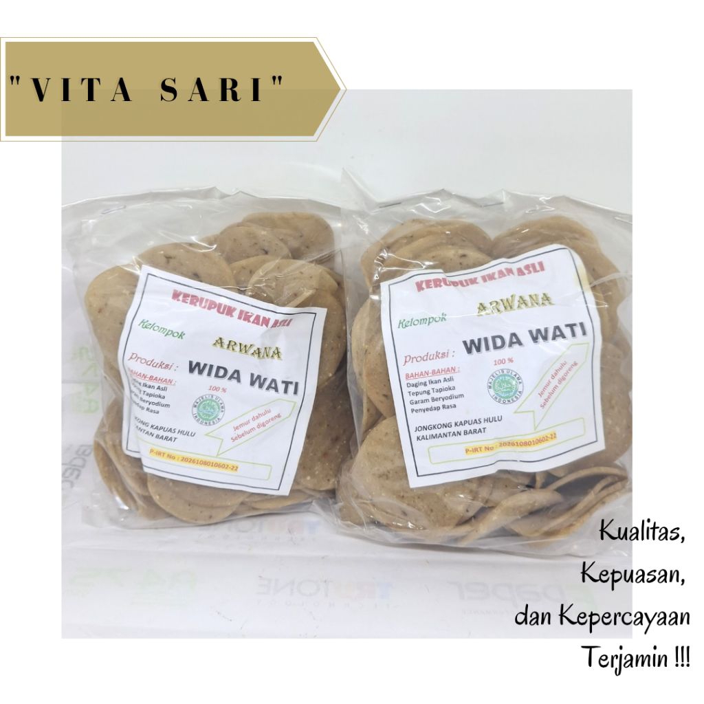 KERUPUK/KERUPUK IKAN/KERUPUK IKAN GABUS/ KERUPUK IKAN TOMAN/KERUPUK KHAS KALBARA