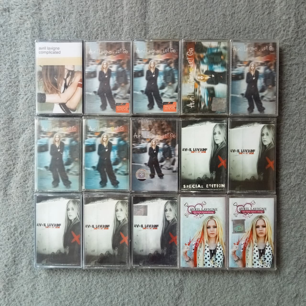 [USED ITEMS] Kaset Pita Original - Avril Lavigne Multiple Release (BUNDLE / TAKE ALL)