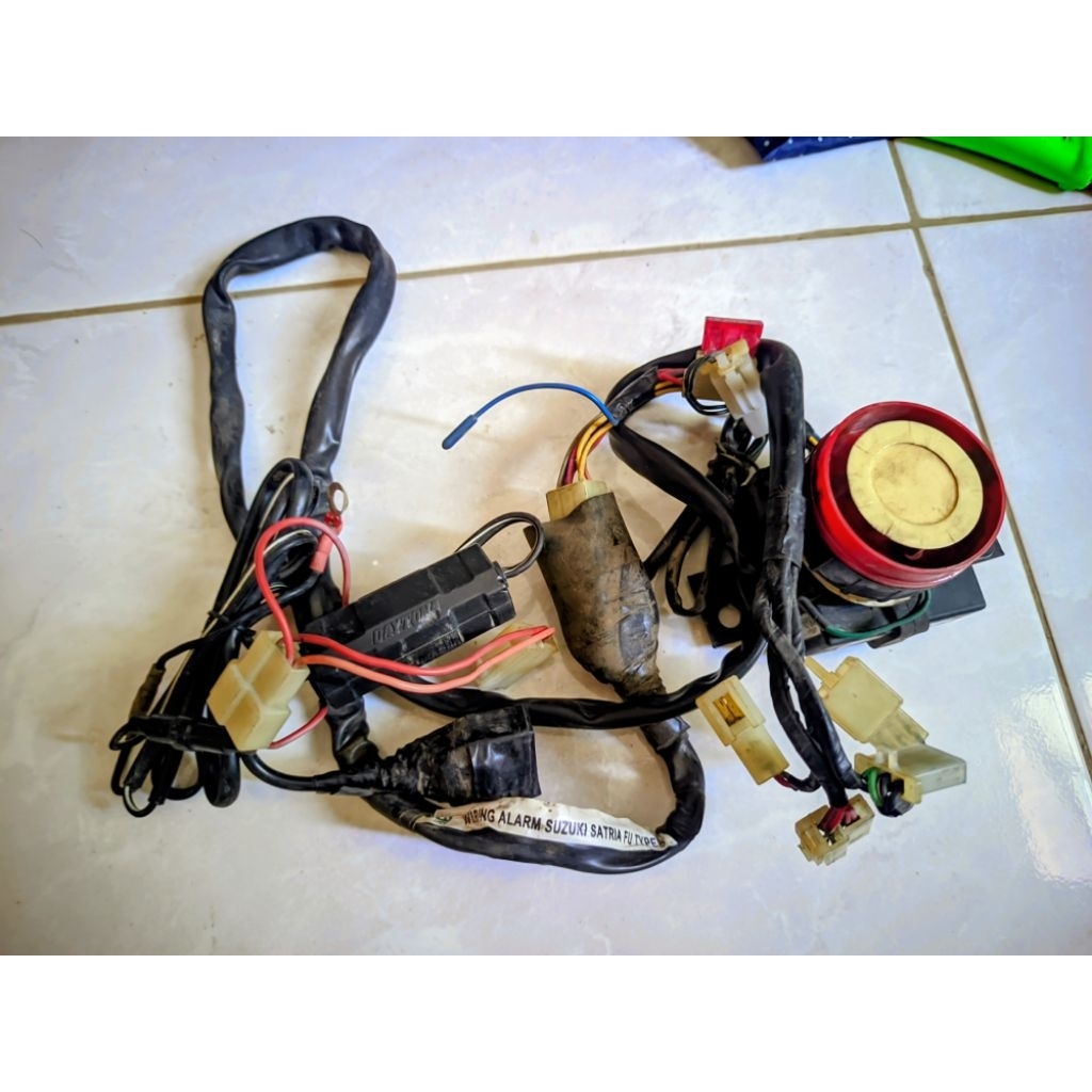 kabel alarm copotan satria Fu injeksi non remote