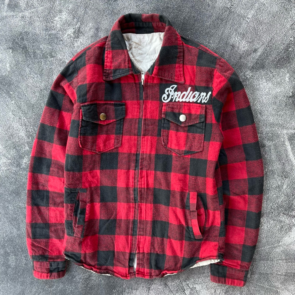 Indians Flannel Shirt 4 Pocket