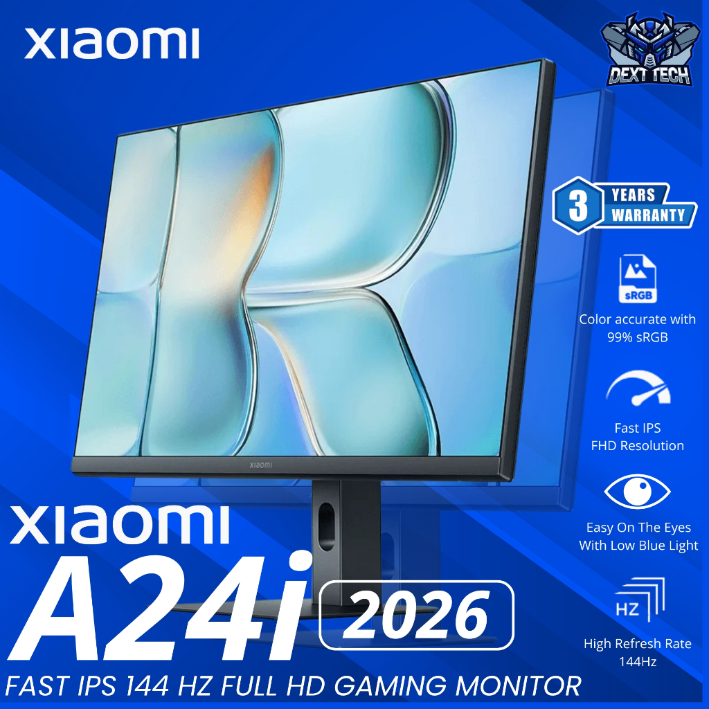 Xiaomi Mi Monitor A24i 2026 24" FHD IPS 144Hz HDMI DP Garansi Resmi