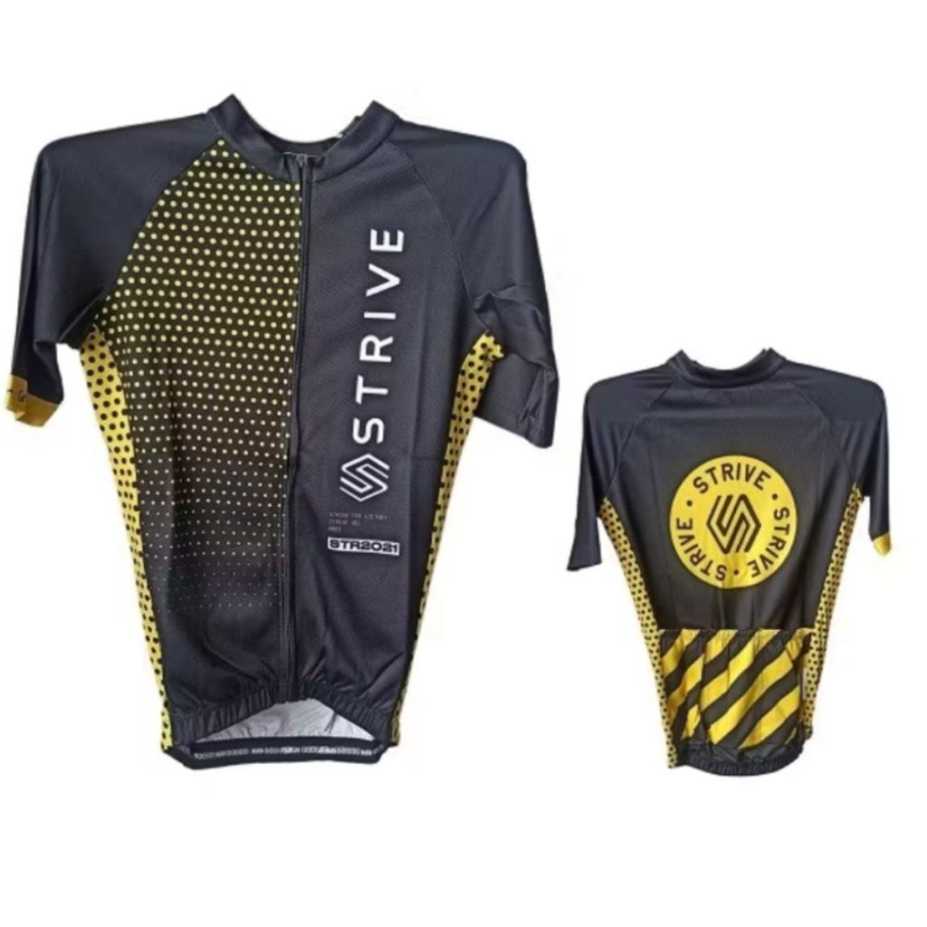 Jersey Sepeda Sub Jersey Elite X Strive Black Yellow Original