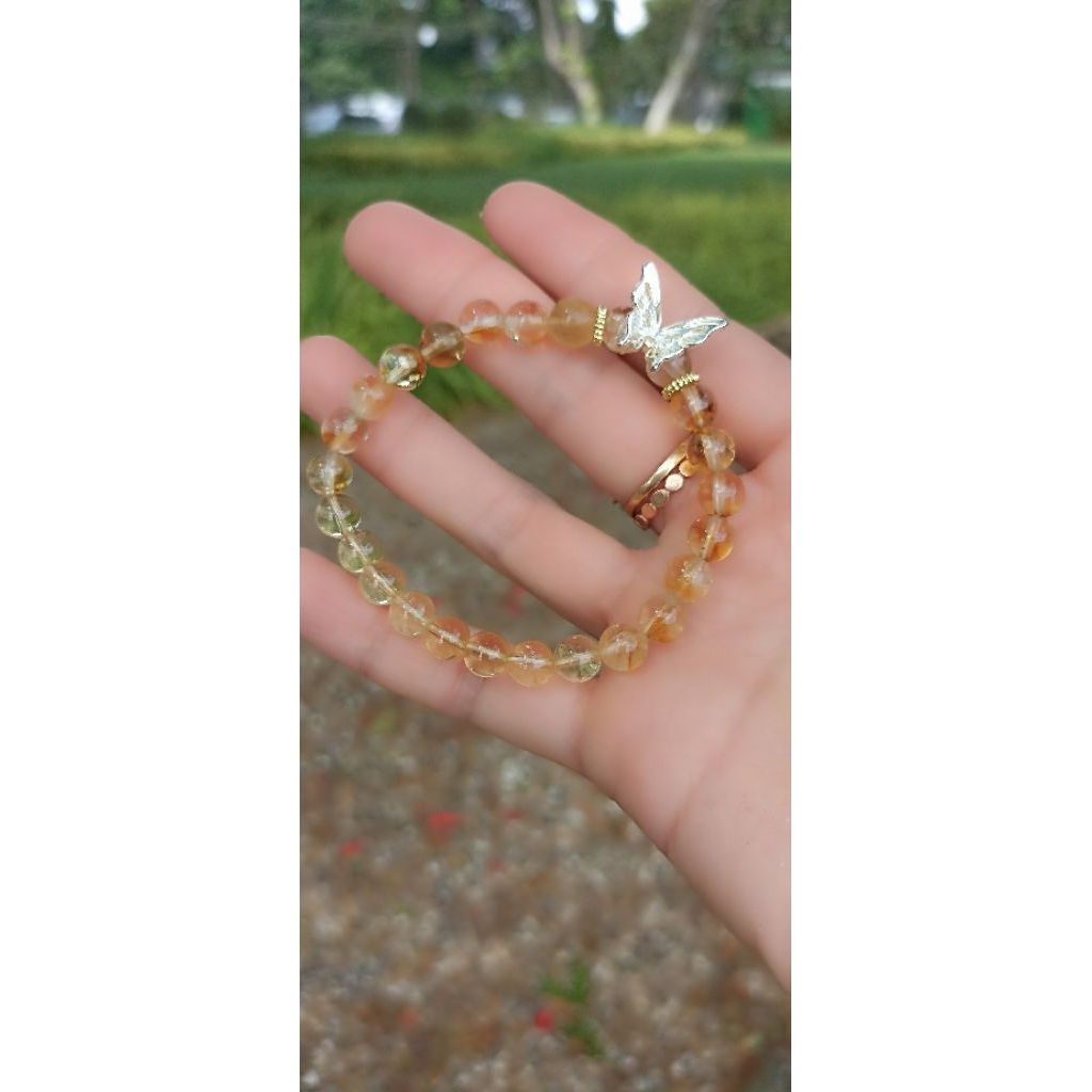 gelang crystal CITRINE