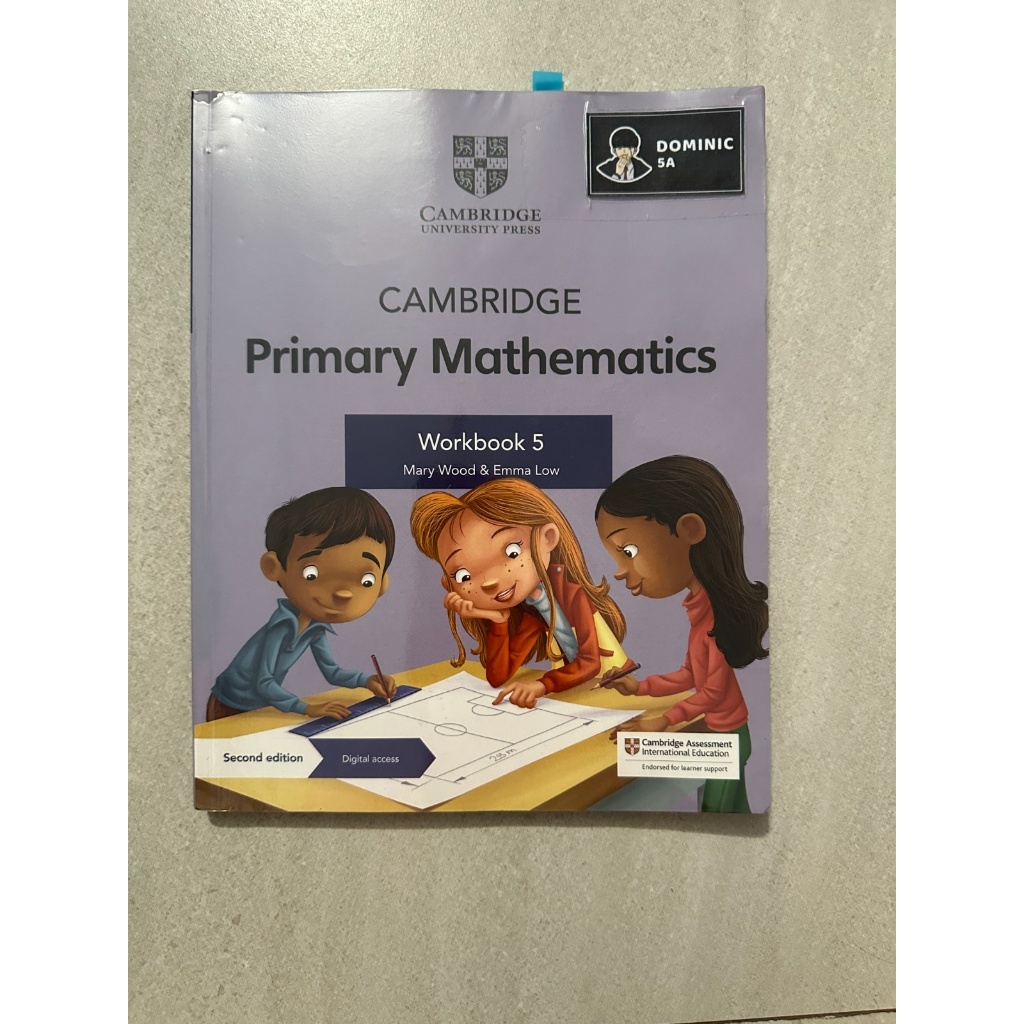 Preloved Buku Cambridge Primary Mathematics Workbook 5