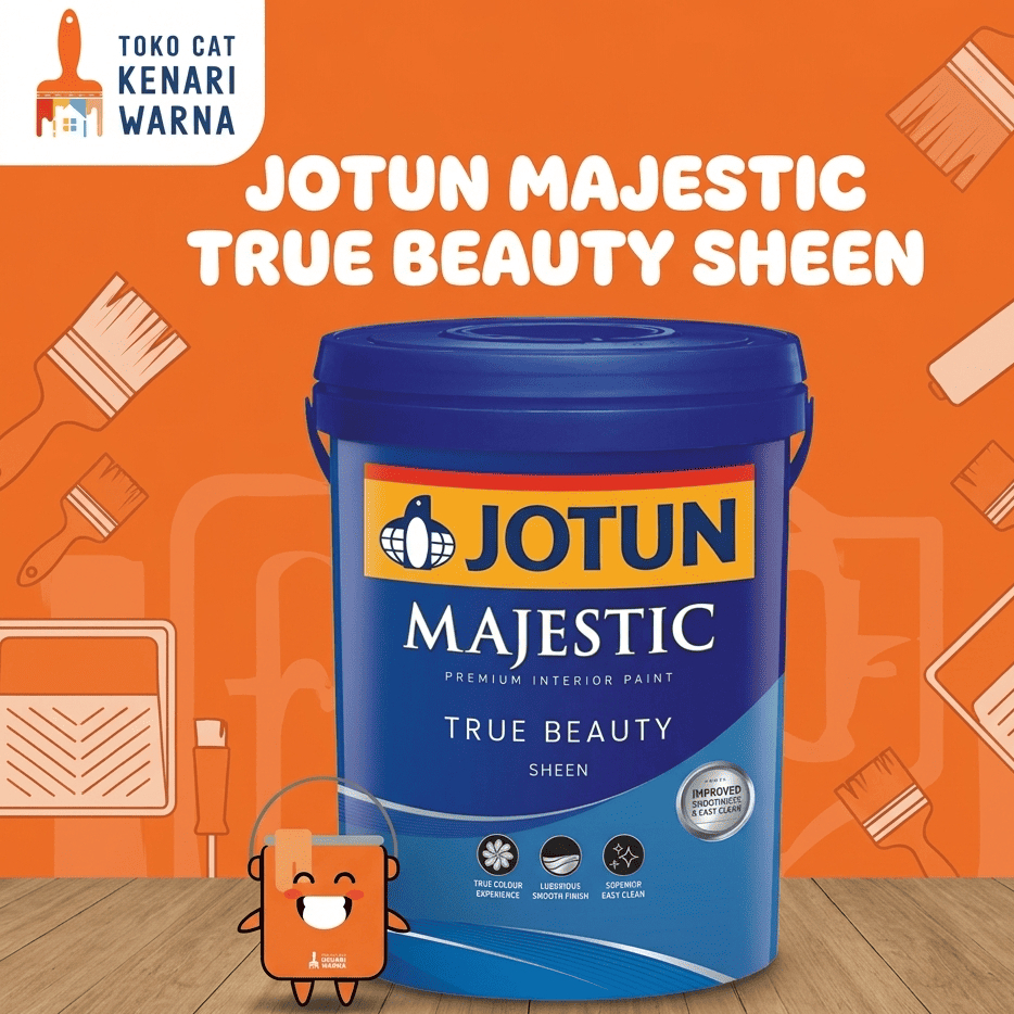JOTUN - JOTUN MAJESTIC TRUE BEAUTY SHEEN WHITE - 20L- CAT INTERIOR