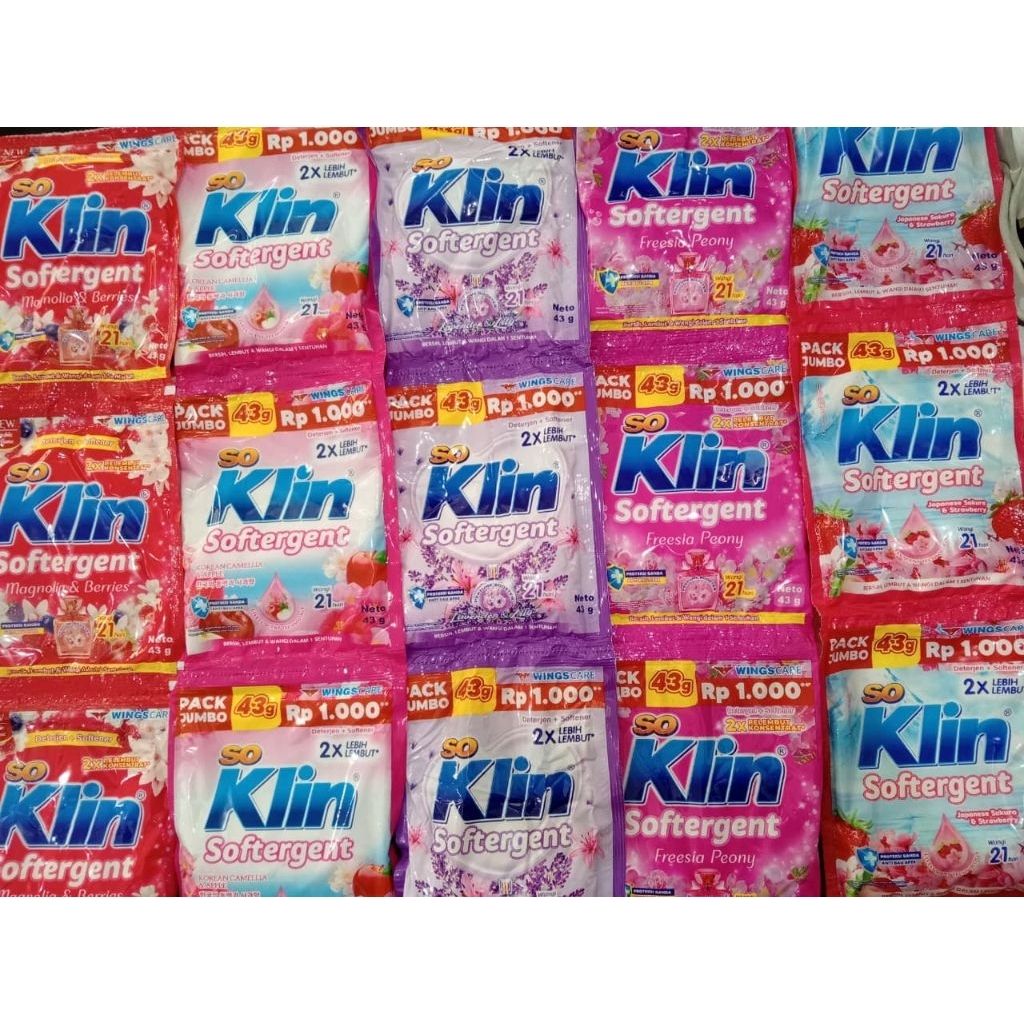 SOKLIN SOFTERGENT BUBUK BUNDLE 5 RENCENG