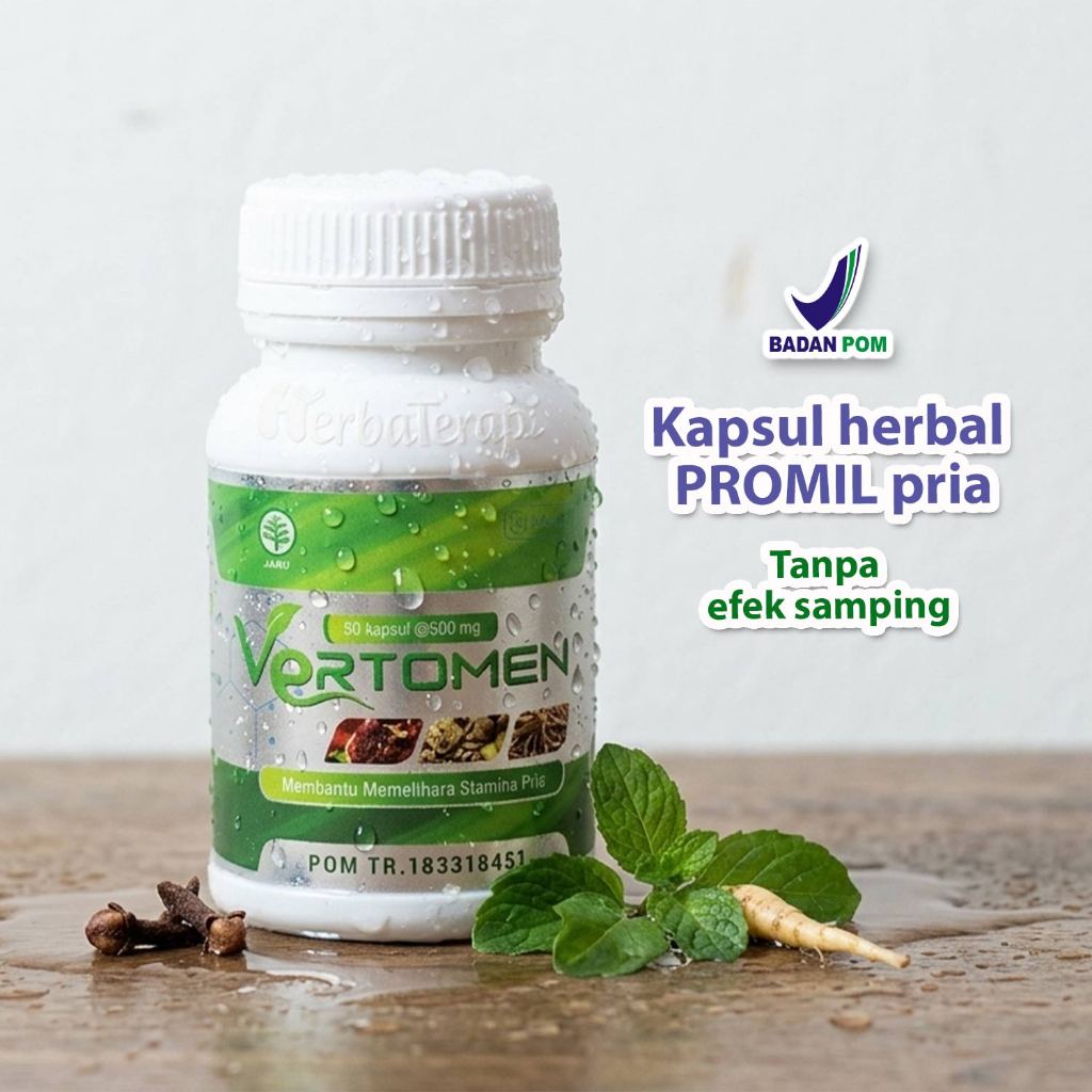 Vertomen - Suplemen Promil Pria untuk Sperma Encer & Kurang Subur