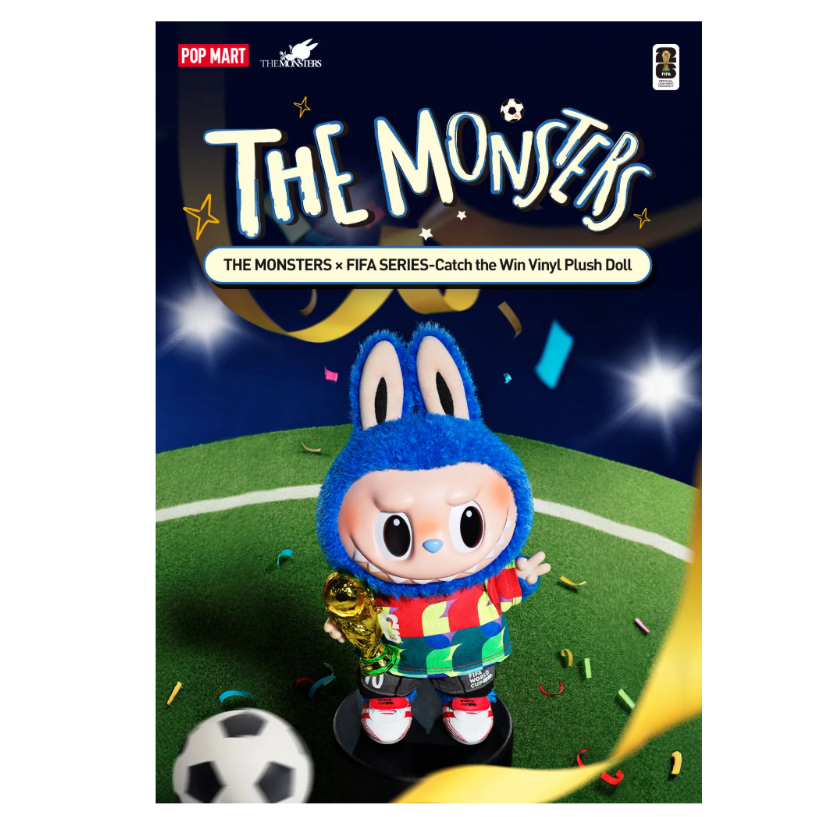 POP MART THE MONSTERS × FIFA SERIES-Catch the Win Vinyl Plush Doll