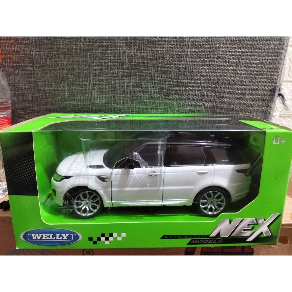 Diecast Welly Nex 1:24 Range Rover Sport Putih
