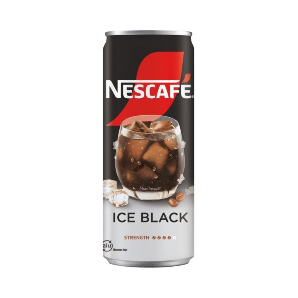 Nescafe Kaleng Ice Black 24 PCS - 220ml