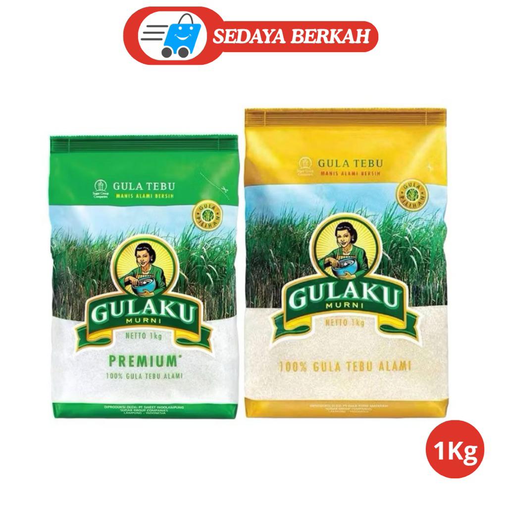Gulaku Gula Pasir Tebu Premium 1kg Manis Halus