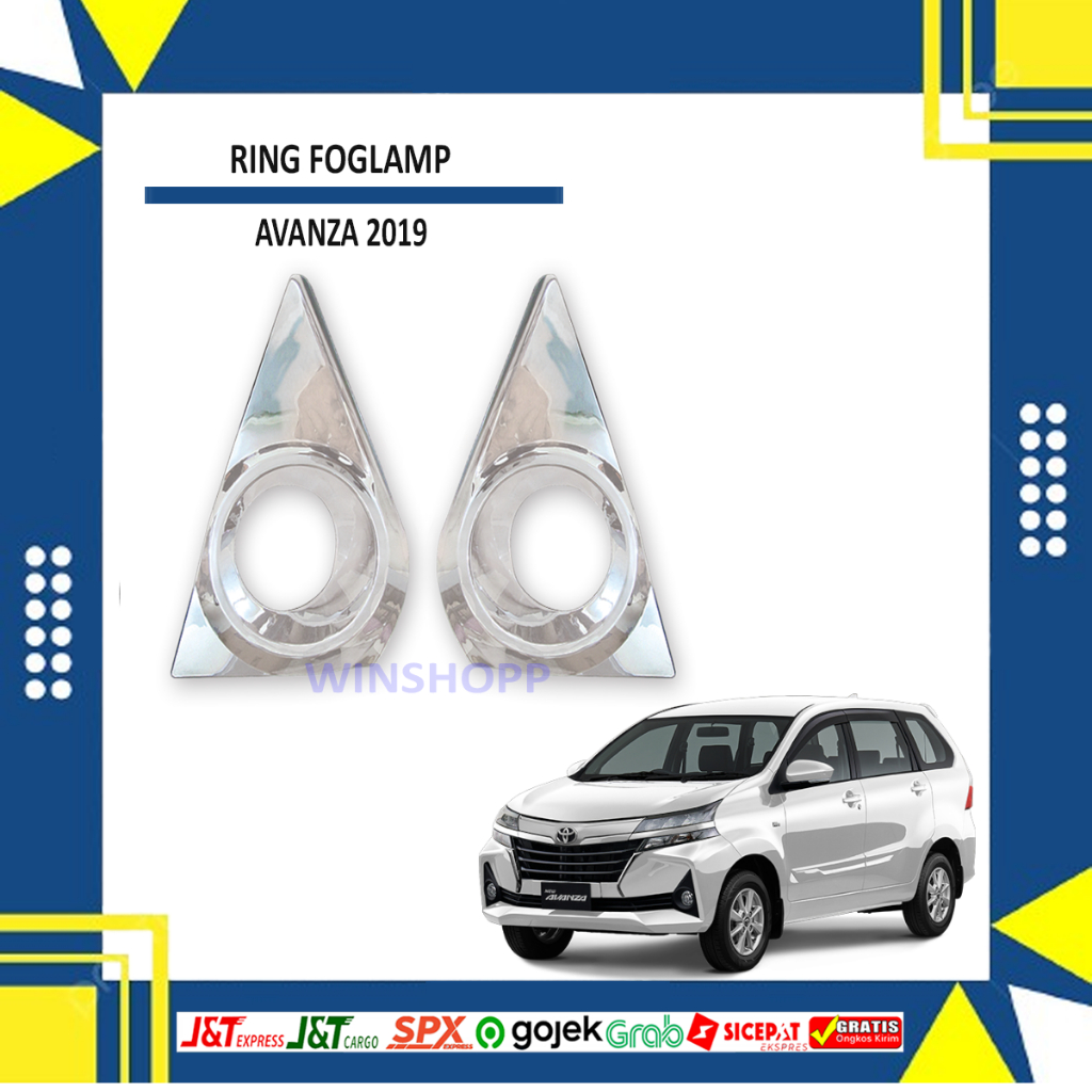 RING FOGLAMP AVANZA 2019 CHROME