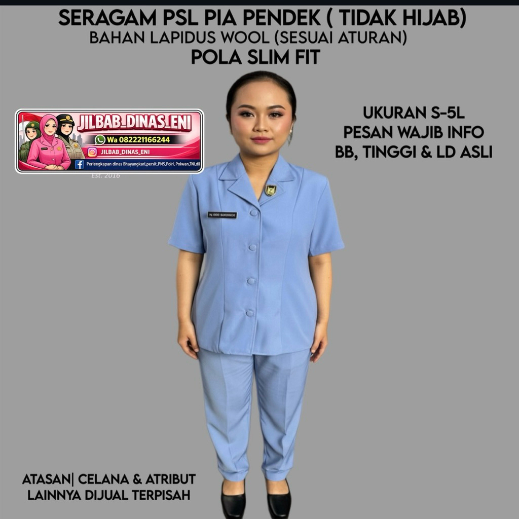SERAGAM PSL PIA PENDEK