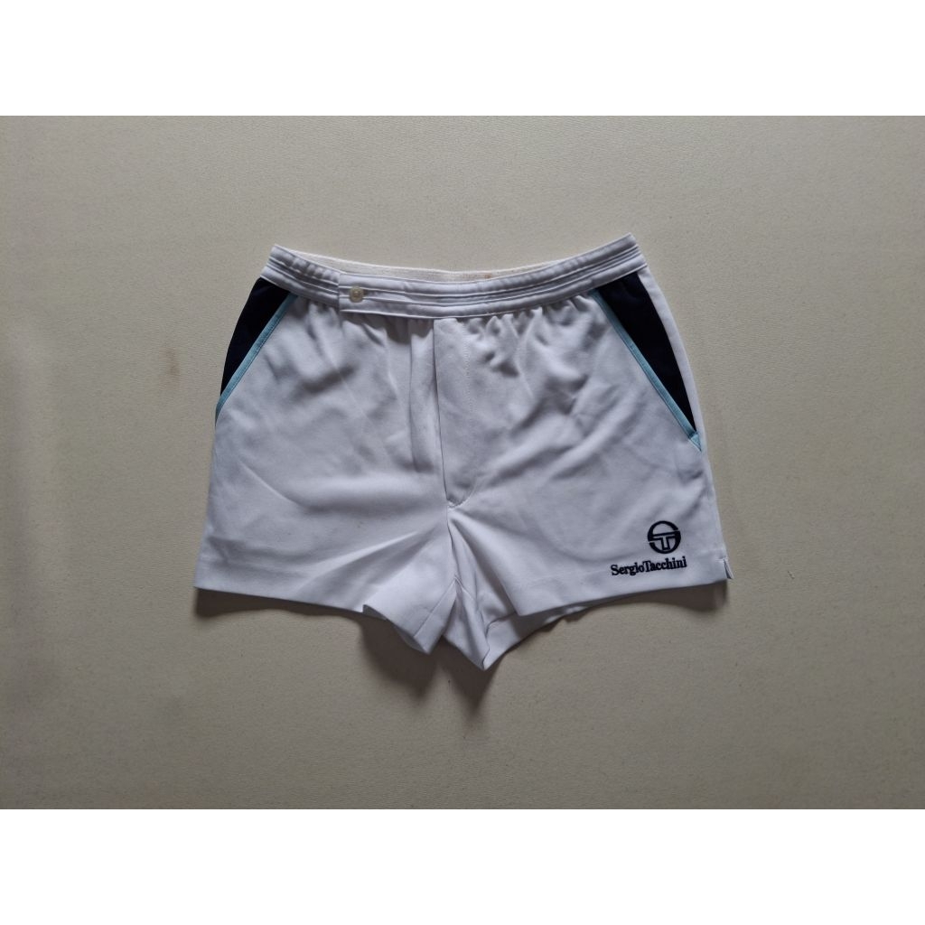 CELANA PENDEK TENIS SERGIO TACCHINI VINTAGE ORIGINAL 100%