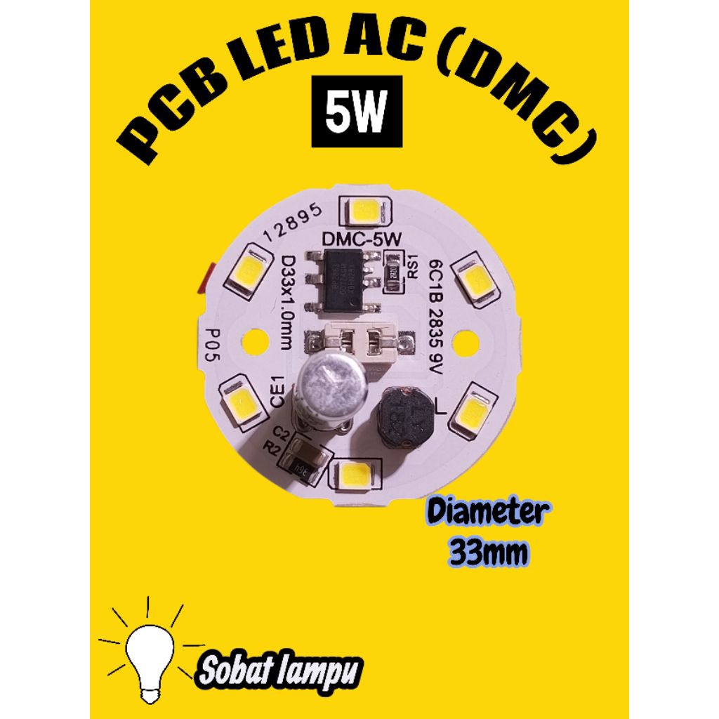 PCB LED AC DMC 5w - 18 w