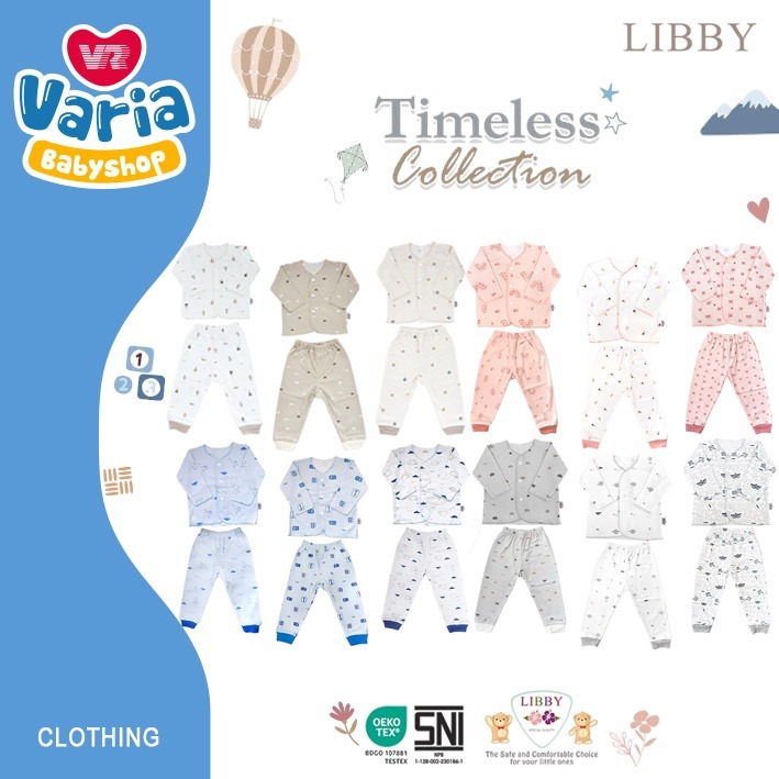 Libby Baju Panjang Celana Panjang Timeless Collection / Setelan Anak Unisex | LIBBY BABY