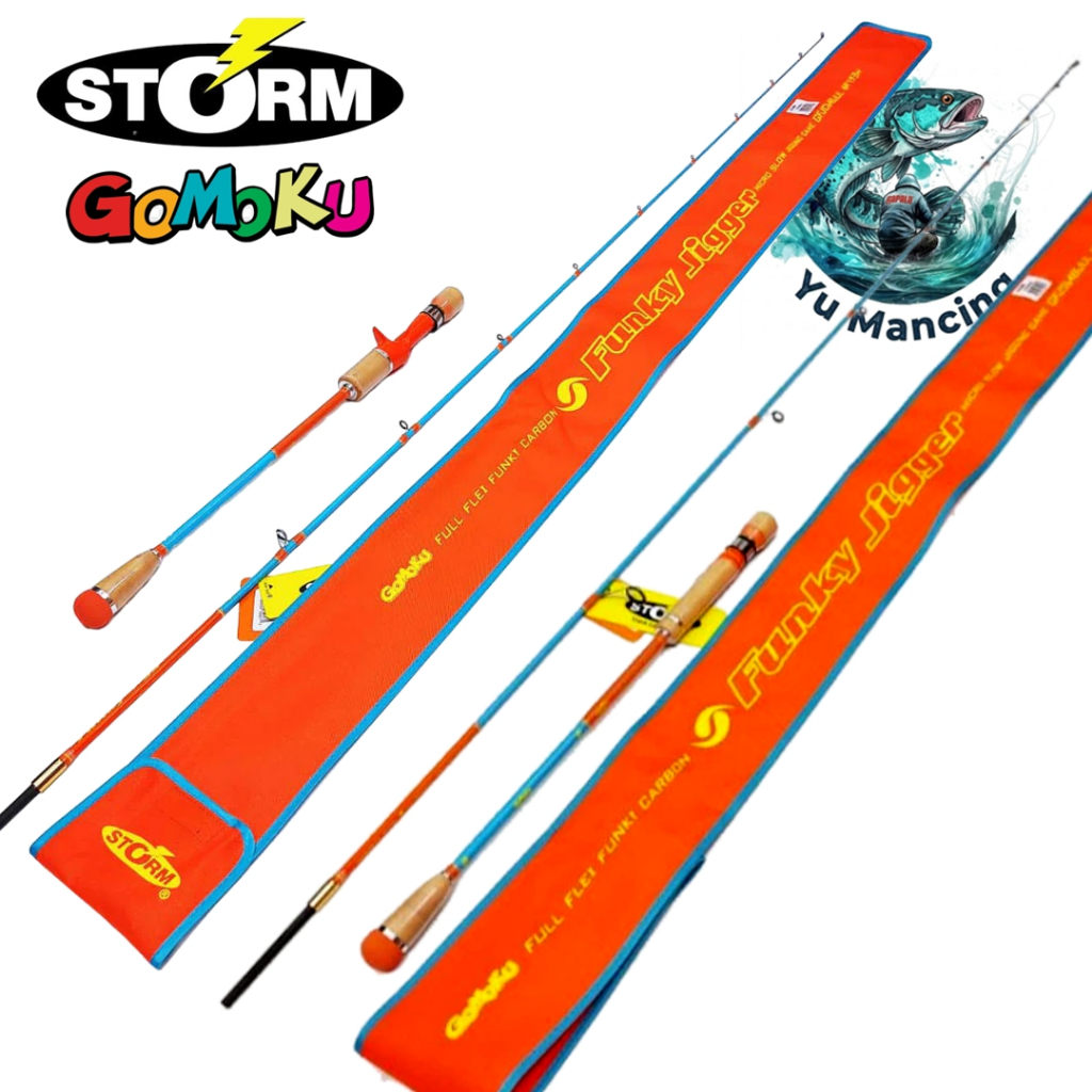 Joran Storm Gomoku Funky Jigger 193 cm PE 0.4 - 1.0 Jig 7-60gr - Ultra Light Jigging Rod