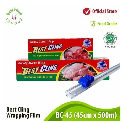 Wrapping Plastik Makanan 45 cm x 500 m BC 45  Best Cling Wrapping Cling Wrap Plastik Buah | Premium