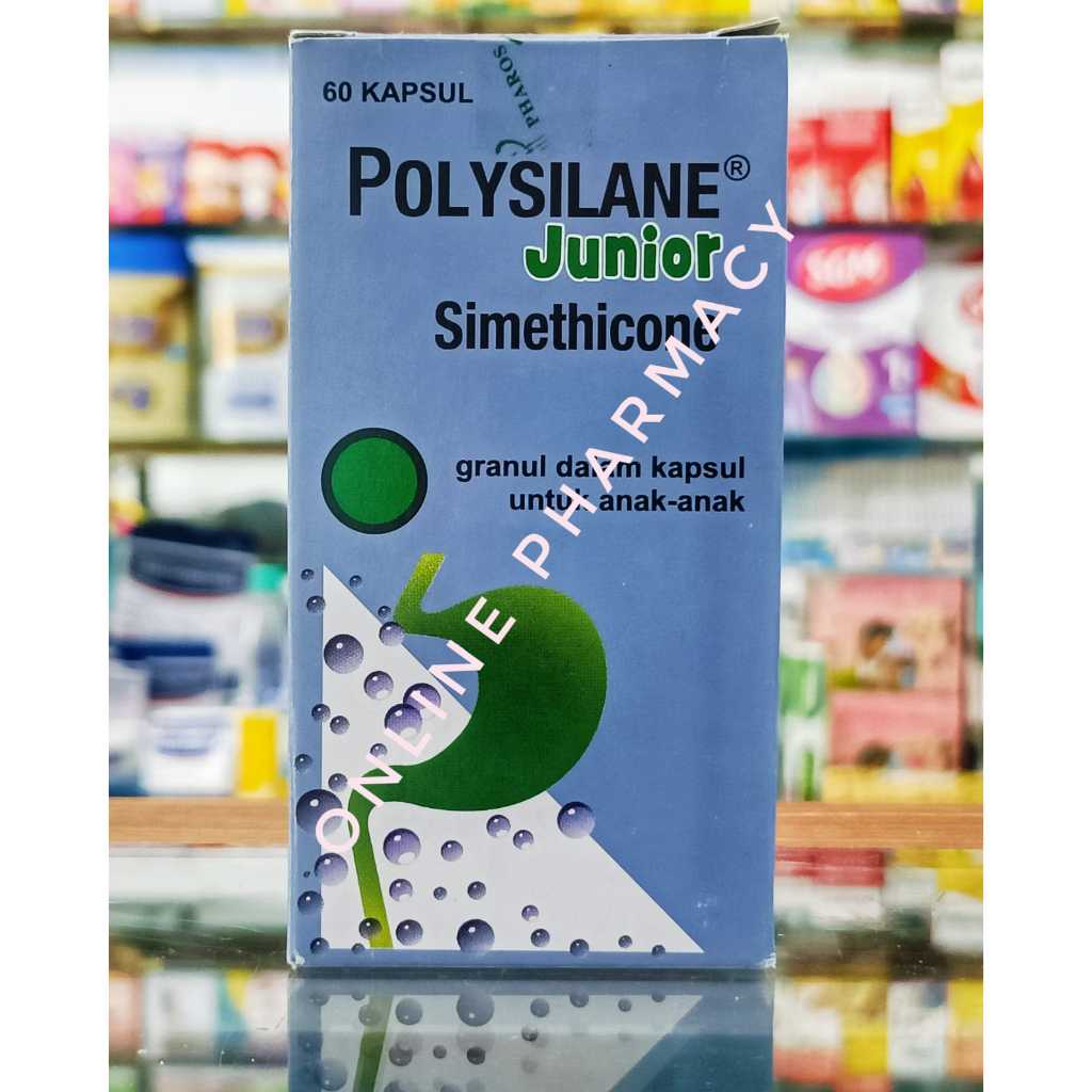 Polysilane Junior mengatasi perut kembung pada anak