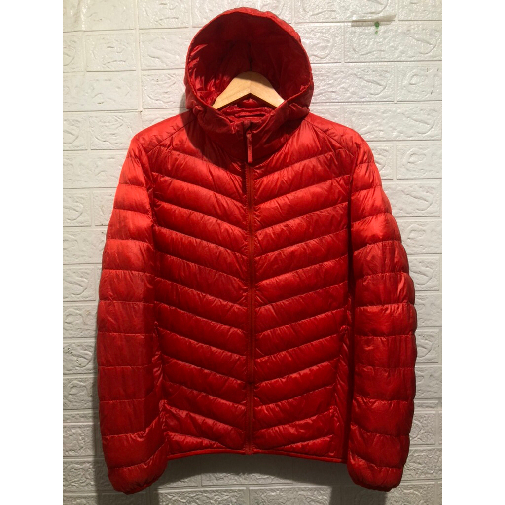 UNIQLO Ultralight Down jaket hoodie orange