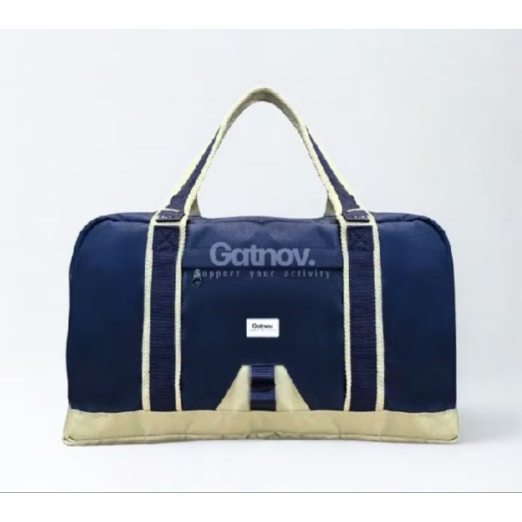 GATNOV Travel bag navy -Tas Duffel wanita tempat pakaian bepergian
