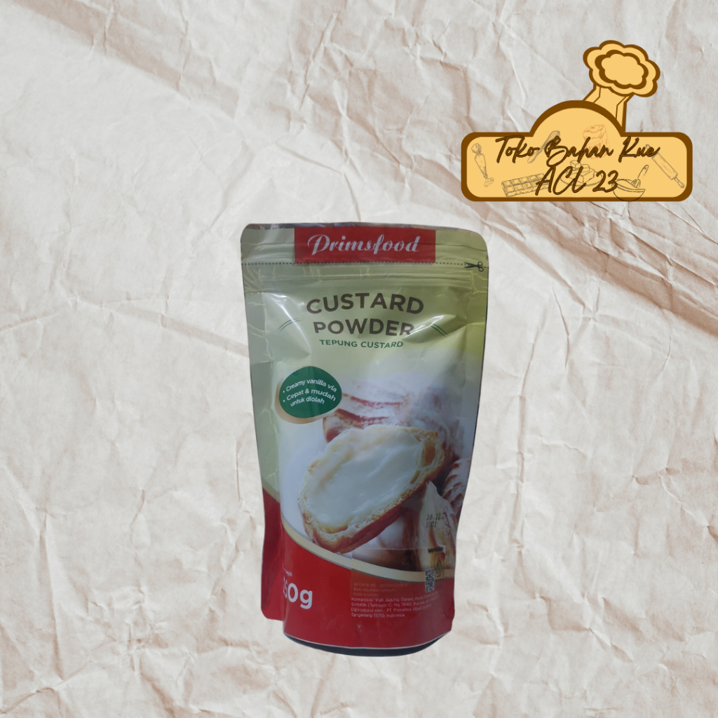 Custard Powder/Tepung Custard/Tepung Kustard/Bubuk Custard Primsfood 250gr