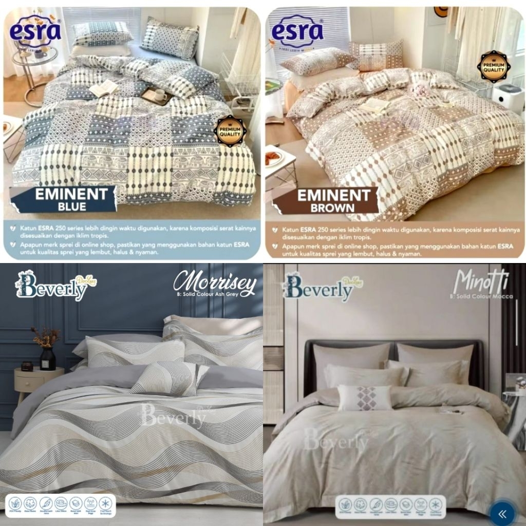 SPREI KATUN LOKAL ESRA MOTIF ABSTRAK