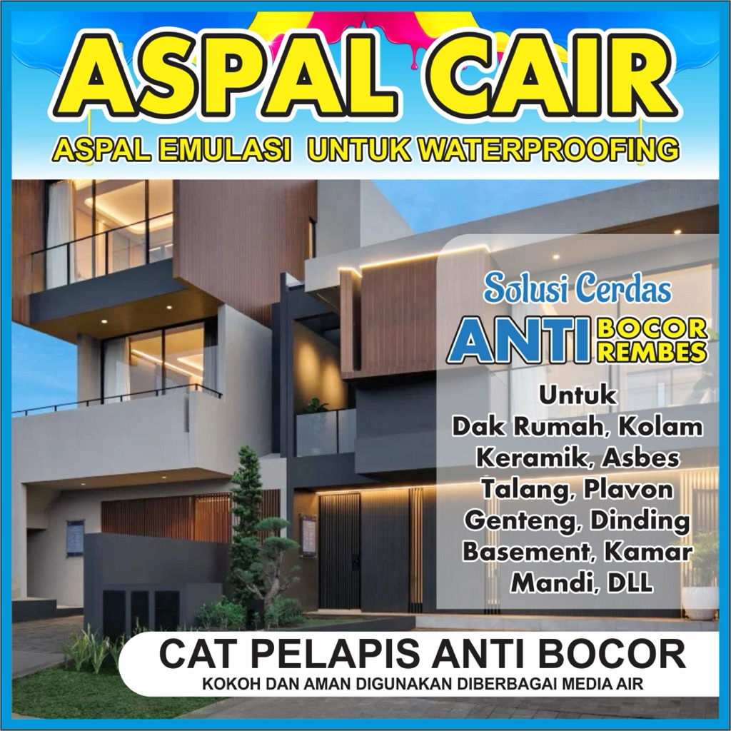 Aspal cair waterprofing