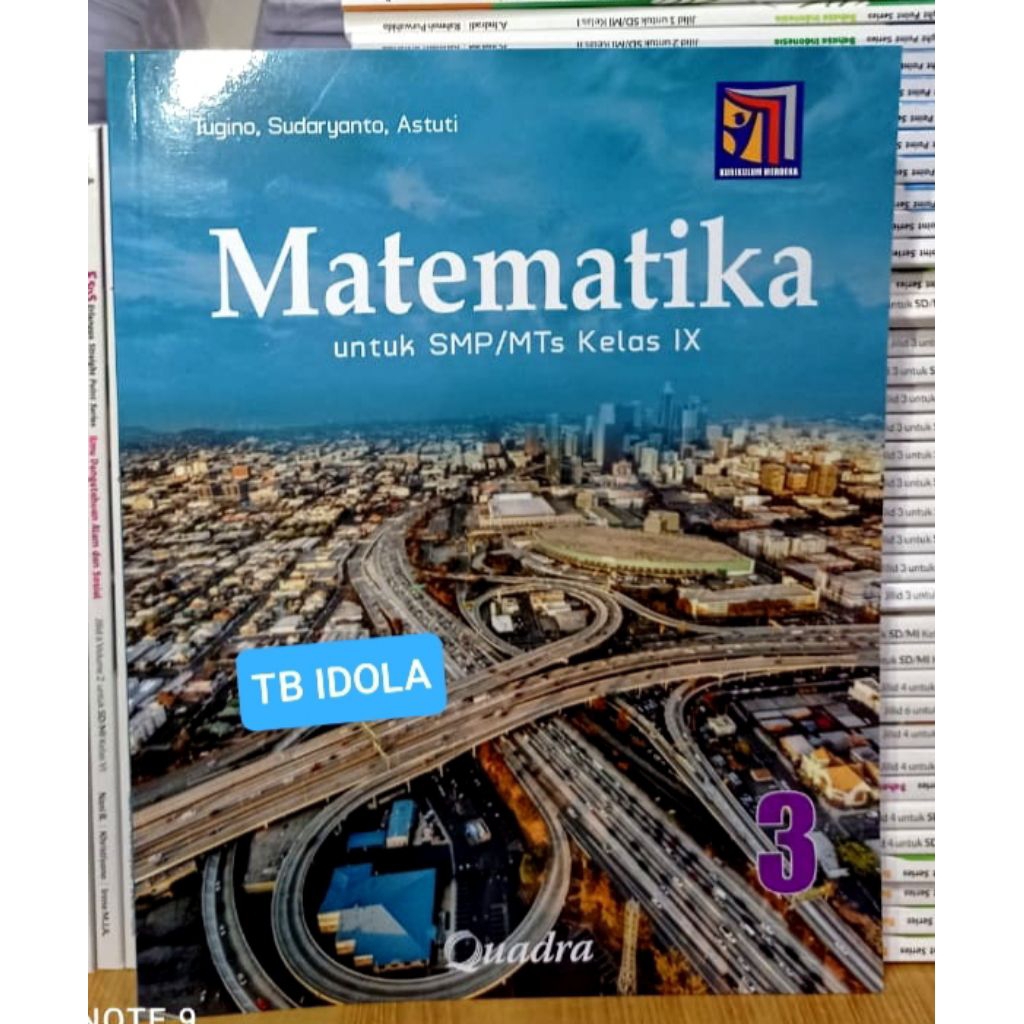 Buku Matematika Kelas 9 SMP Kurikulum Merdeka Quadra