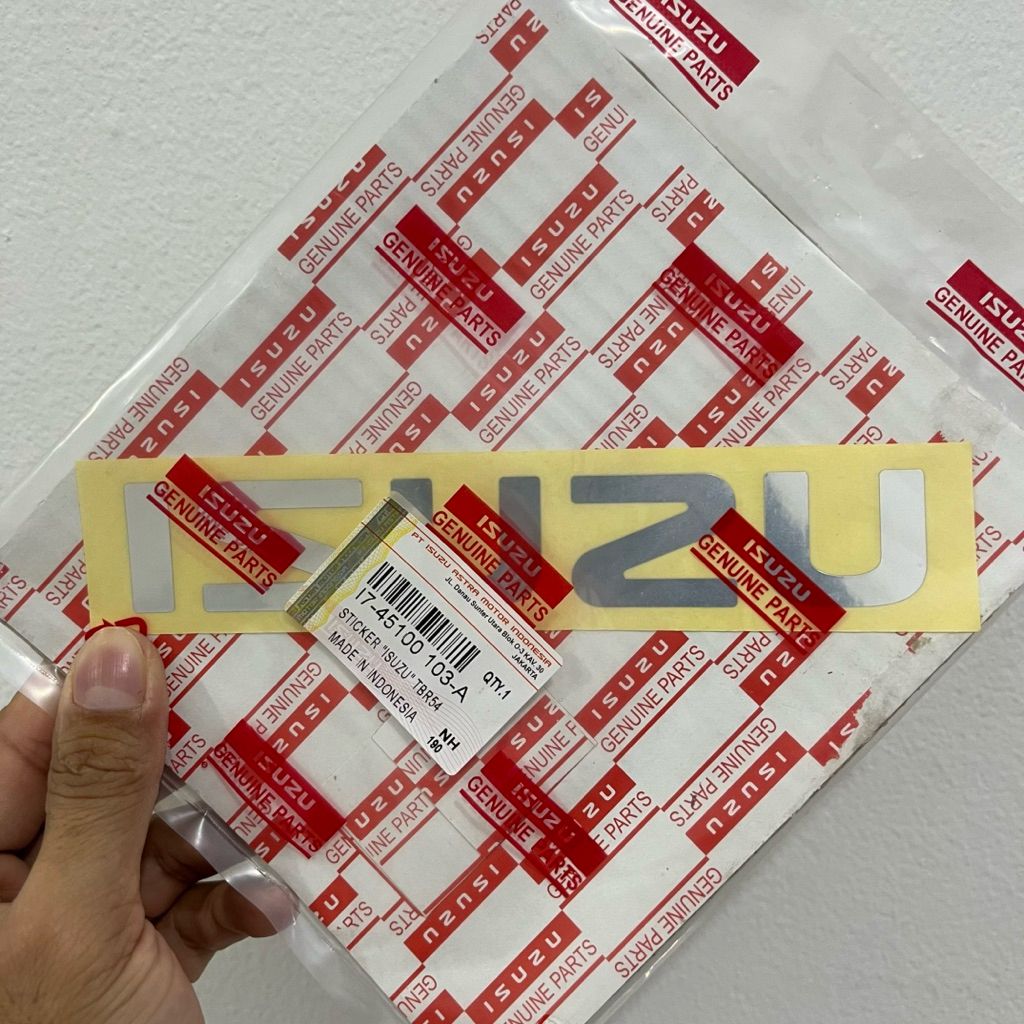 STICKER STIKER LOGO ISUZU PANTHER TBR54 TBR 54 ORIGINAL ORI