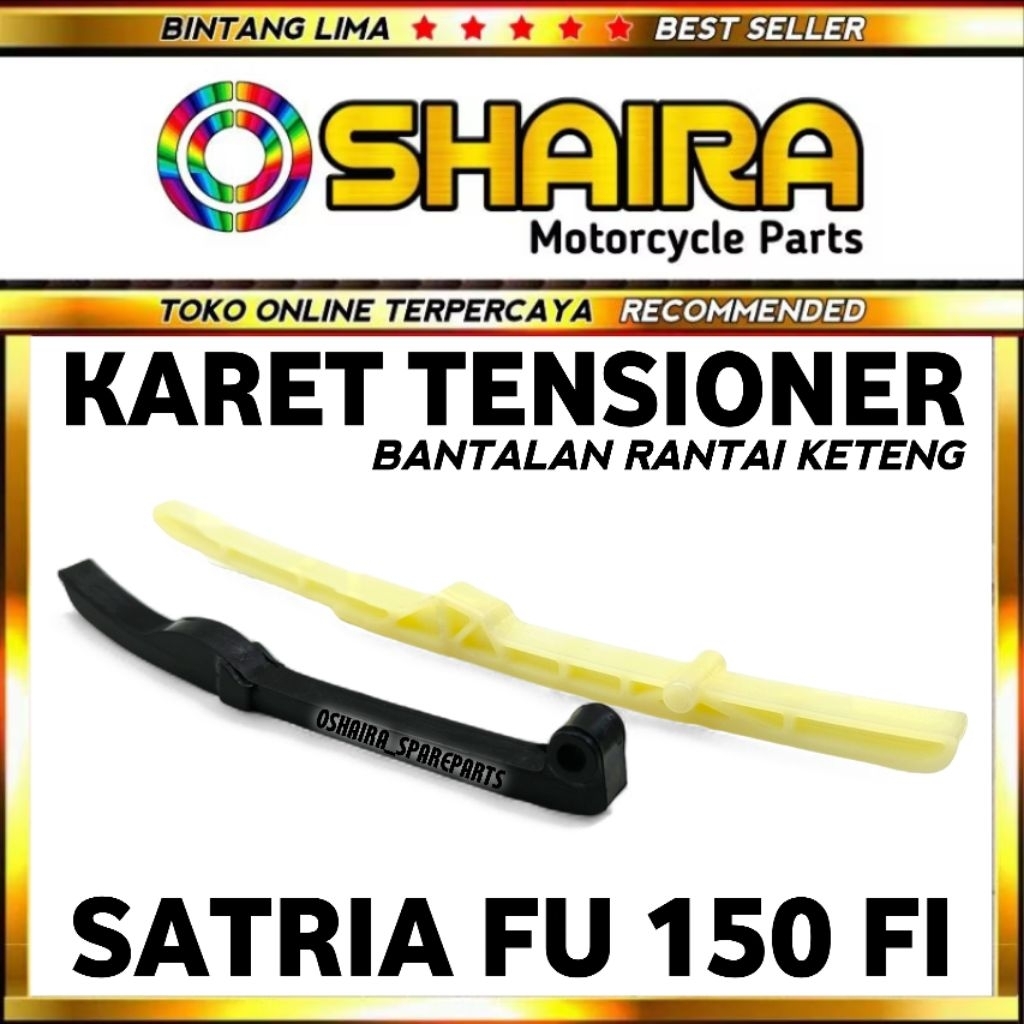 KARET LIDAH TENSIONER SARTIA FU 150 FI / BANTALAN RANTAI KETENG SATRIA FU 150 FI/ BANTALAN KARET TEN