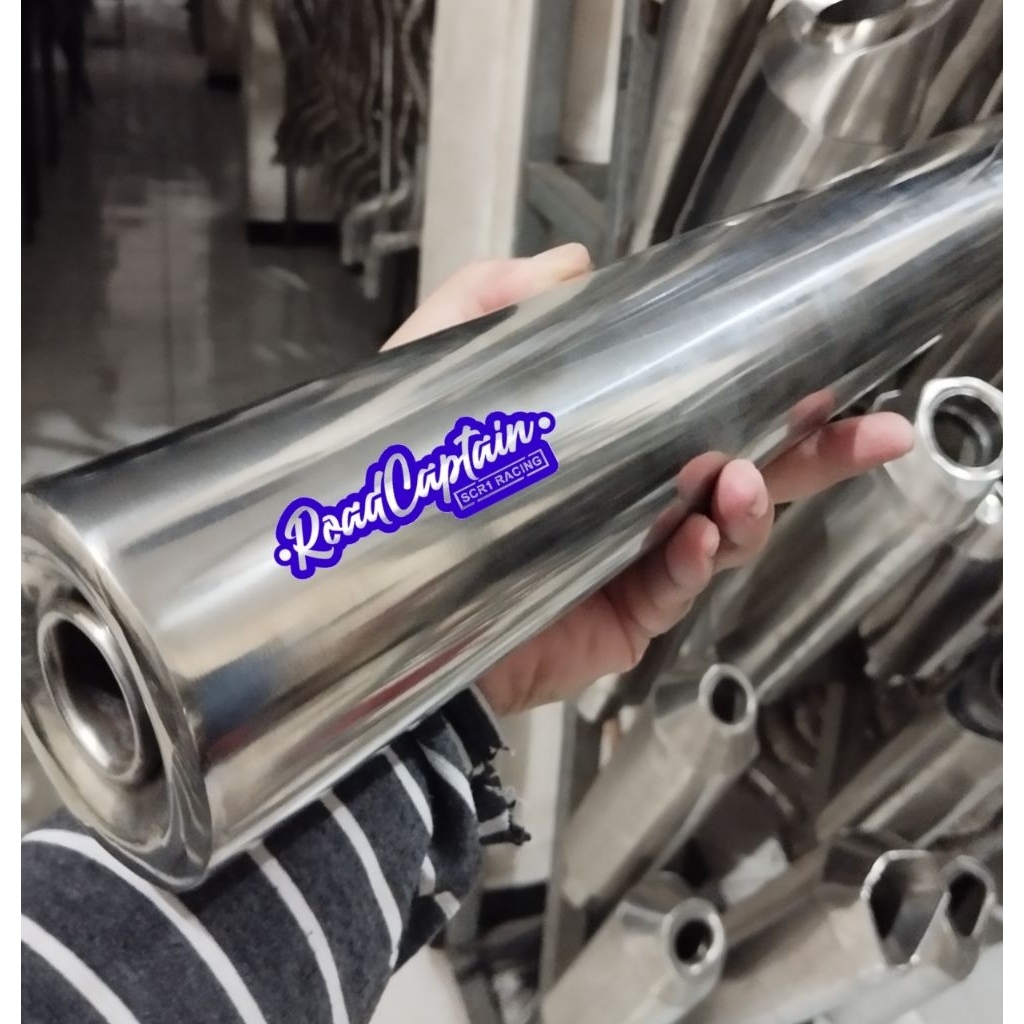 KNALPOT HONDA WIN100 STANDAR RACING ROAD CAPTAIN