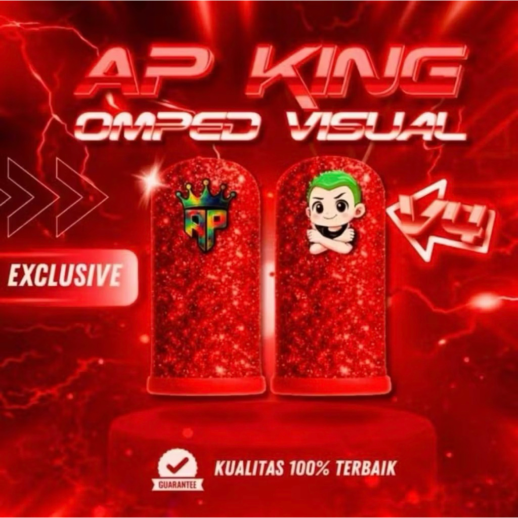 AP KING Merah Sarung Jempol AP KING V4 Terbaru AP KING