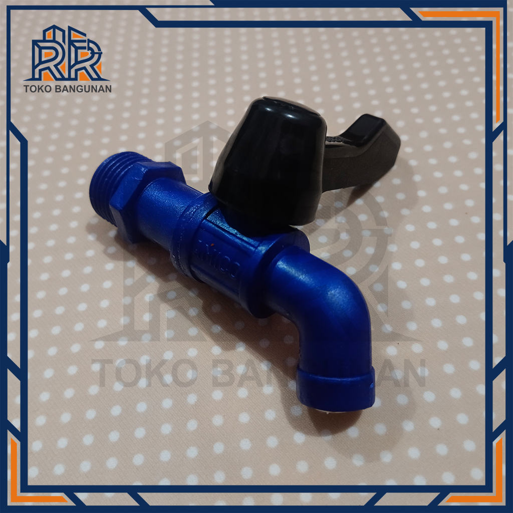 [Satuan] Kran Amico ½” ¾” Inch Keran Air Plastik Pipa PVC Grosir Eceran