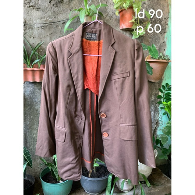 BLAZER COKLAT PRELOVED / PRELOVED BROWN BLAZER