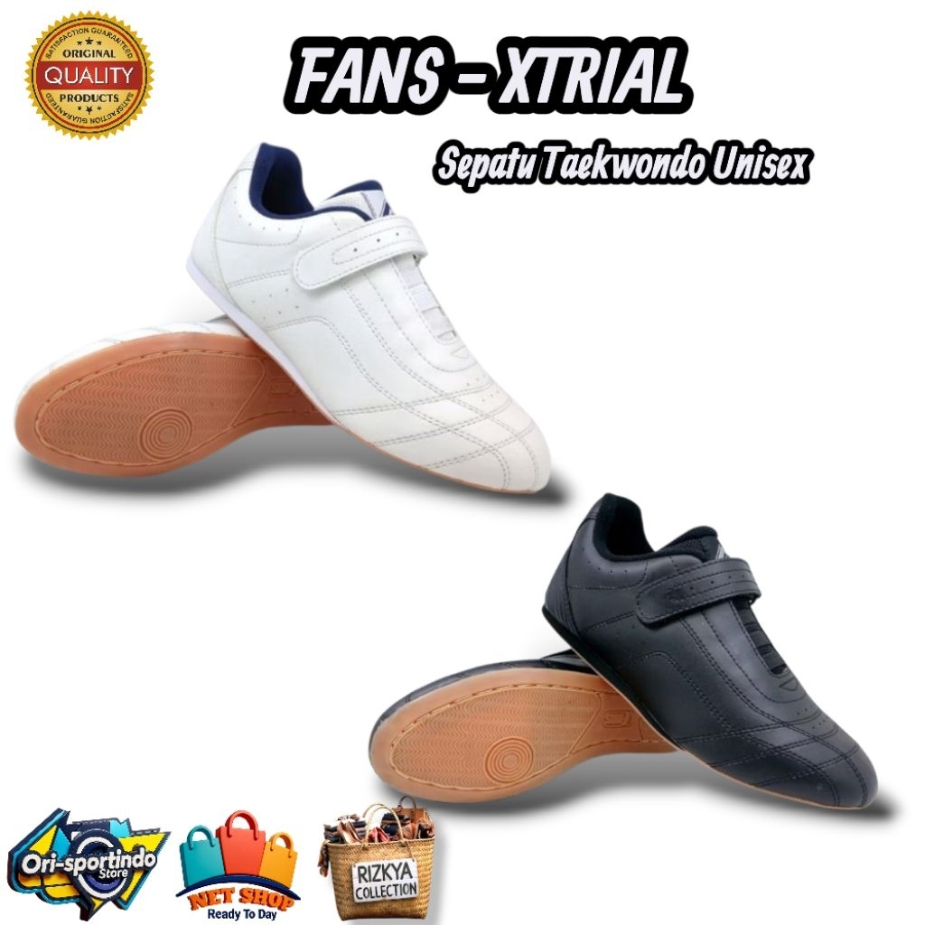 Sepatu Taekwondo Fans Xtrial Free Straps Perekat Sepatu Taekwondo Unisex
