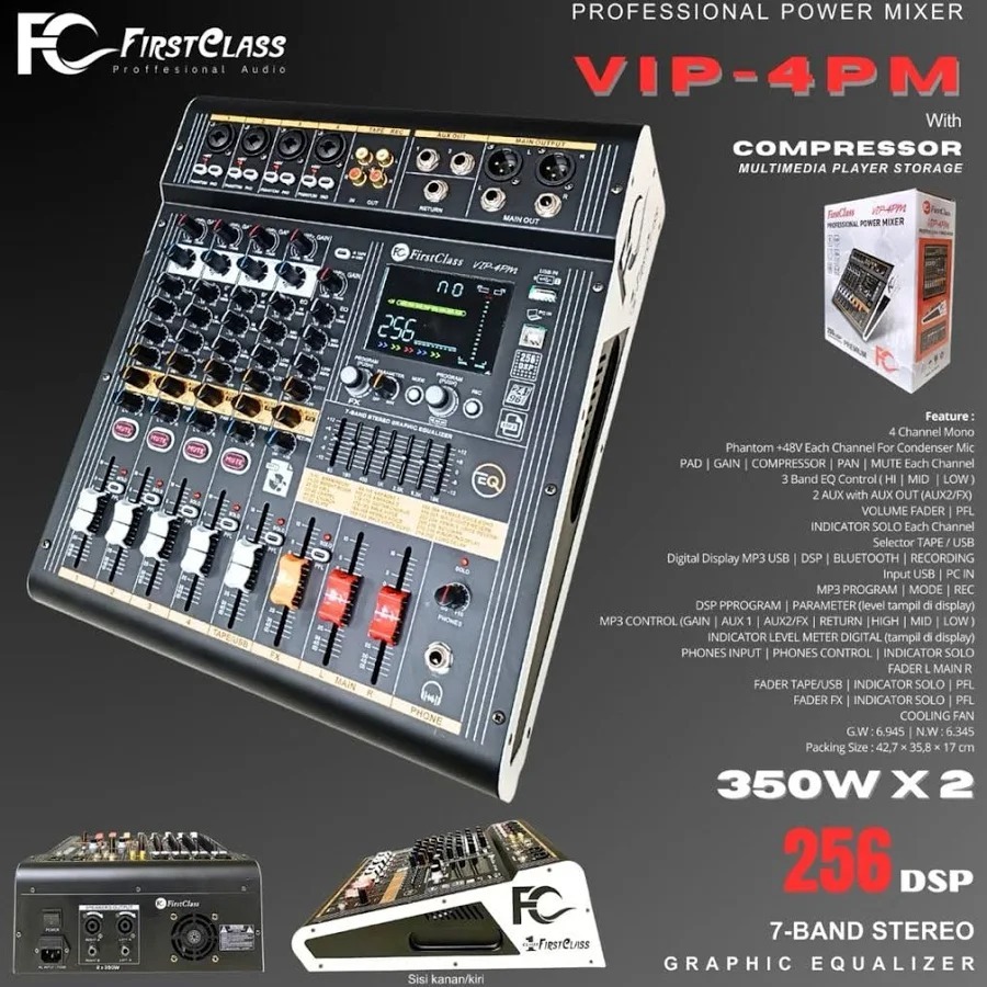 POWER MIXER FRISTCLASS VIP4 PM