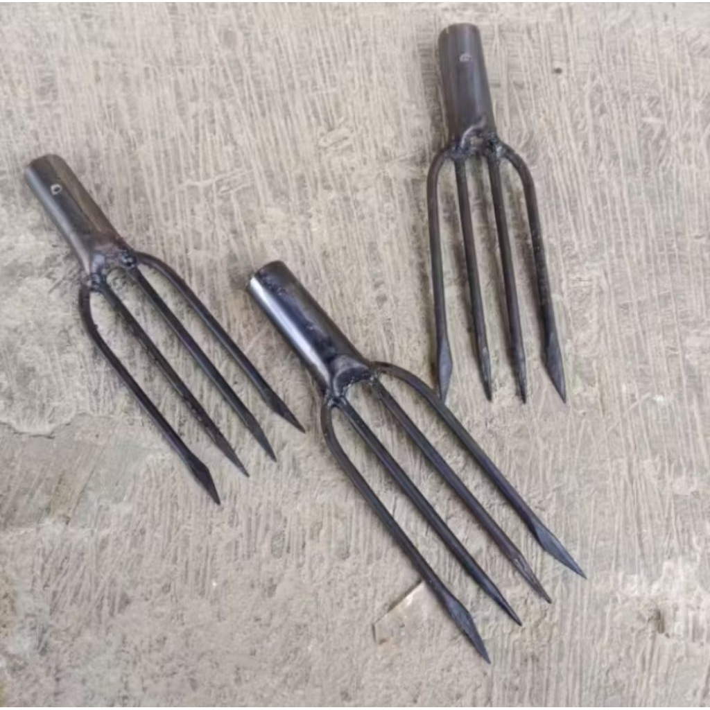 serampang ikan //Tombak alat penangkap ikan mata 4