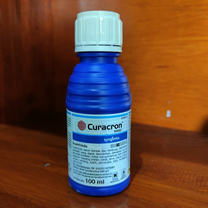 Insektisida Curacron 500EC kemasan 100 ml - insektisida racun kontak dan lambung bahan aktif profeno