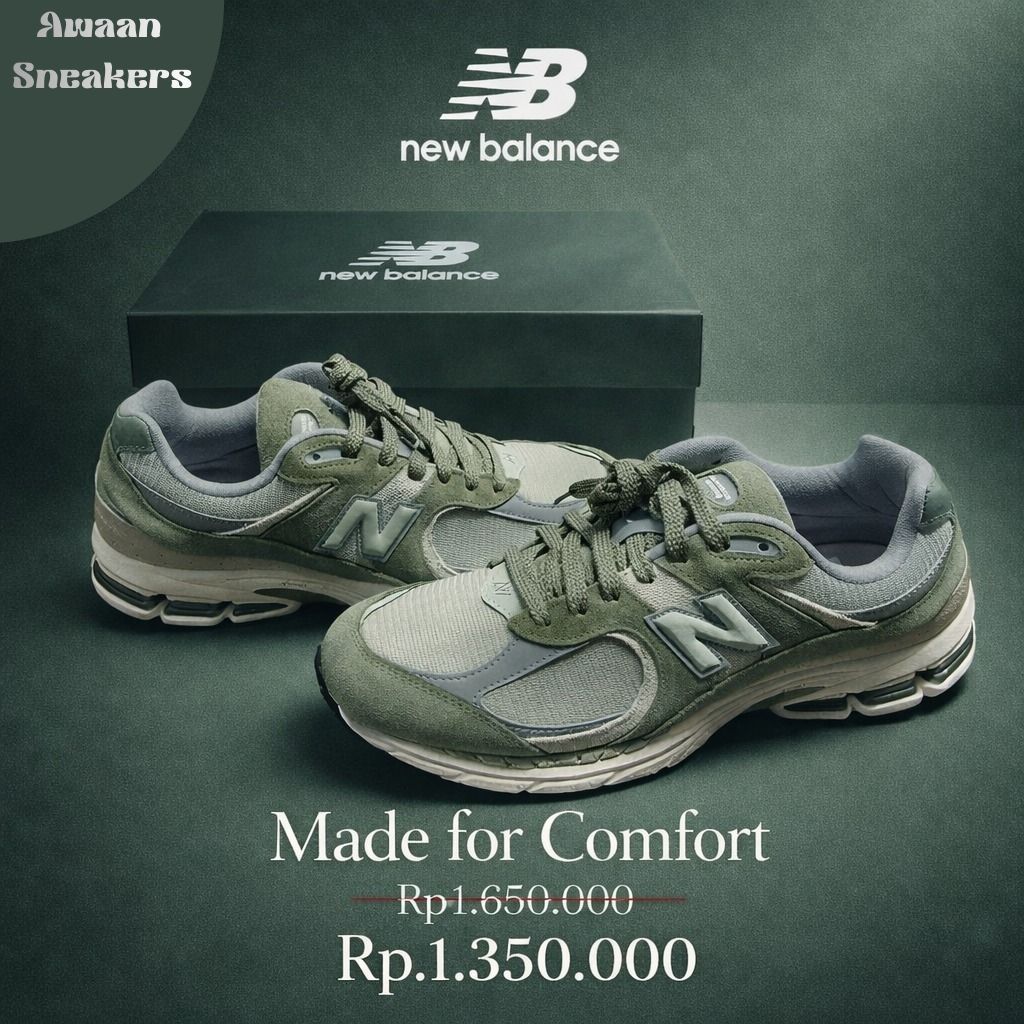 New Balance 2002R Dark Olive Grey